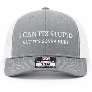 I Can Fix Stupid Embroidered Richardson 112 Trucker Hat