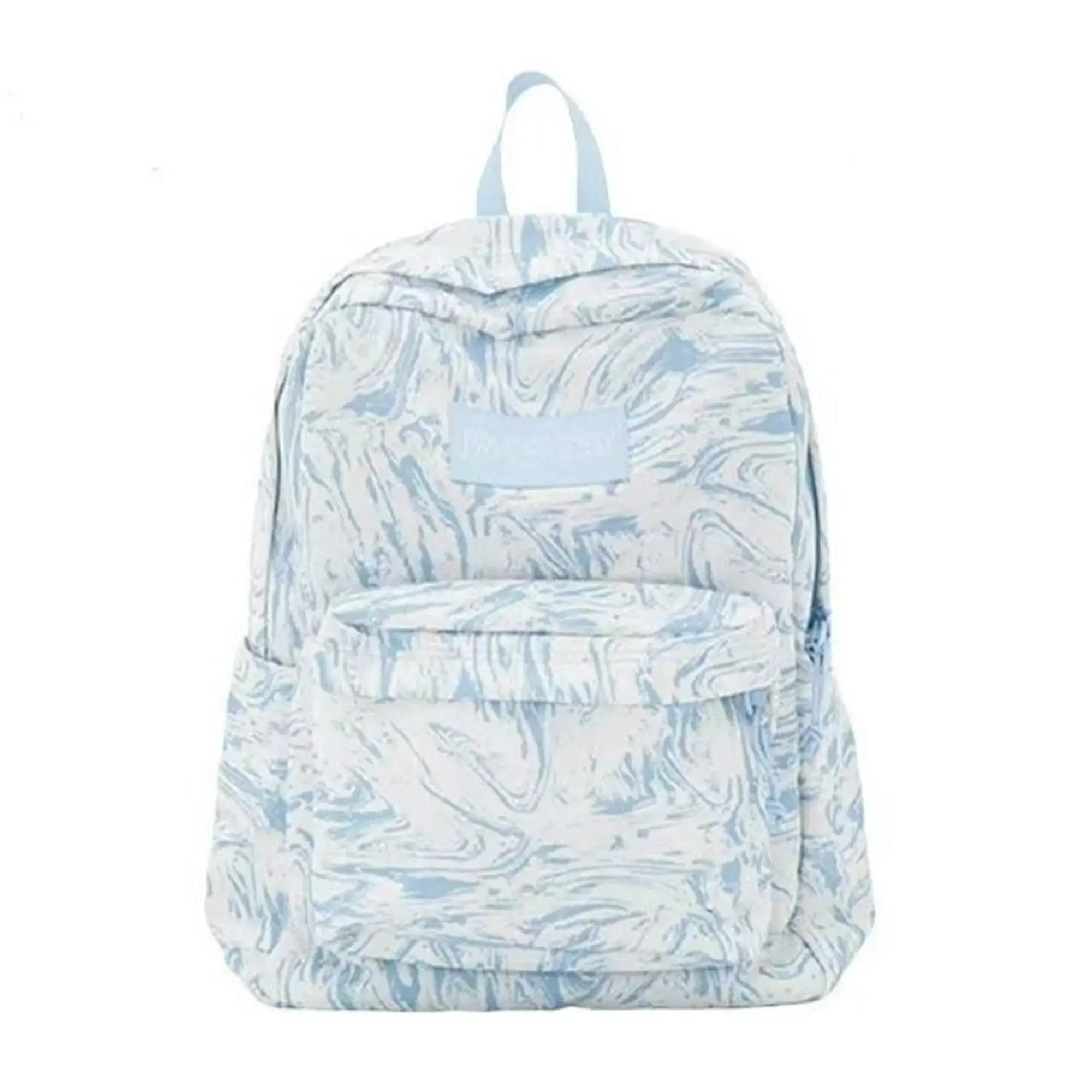 JanSport Classic SuperBreak Backpack - Fashion Allover Printed Lightweight Polyester Bag for Teen Girls, Durable Casual Daypack with Front Zip Pocket, Side Water Bottle Slot for School, College Commute