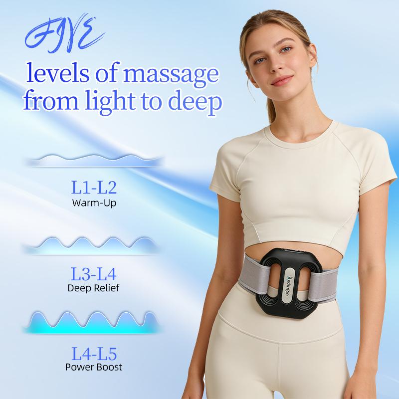 Electric Fascia Ring Massager, Portable Handheld Relaxation Device for Body, Multi-Mode Adjustable Massage Tool, Ergonomic Grip, Lightweight for Home Office Travel Use, Perfect Self Care Gift for Men Women