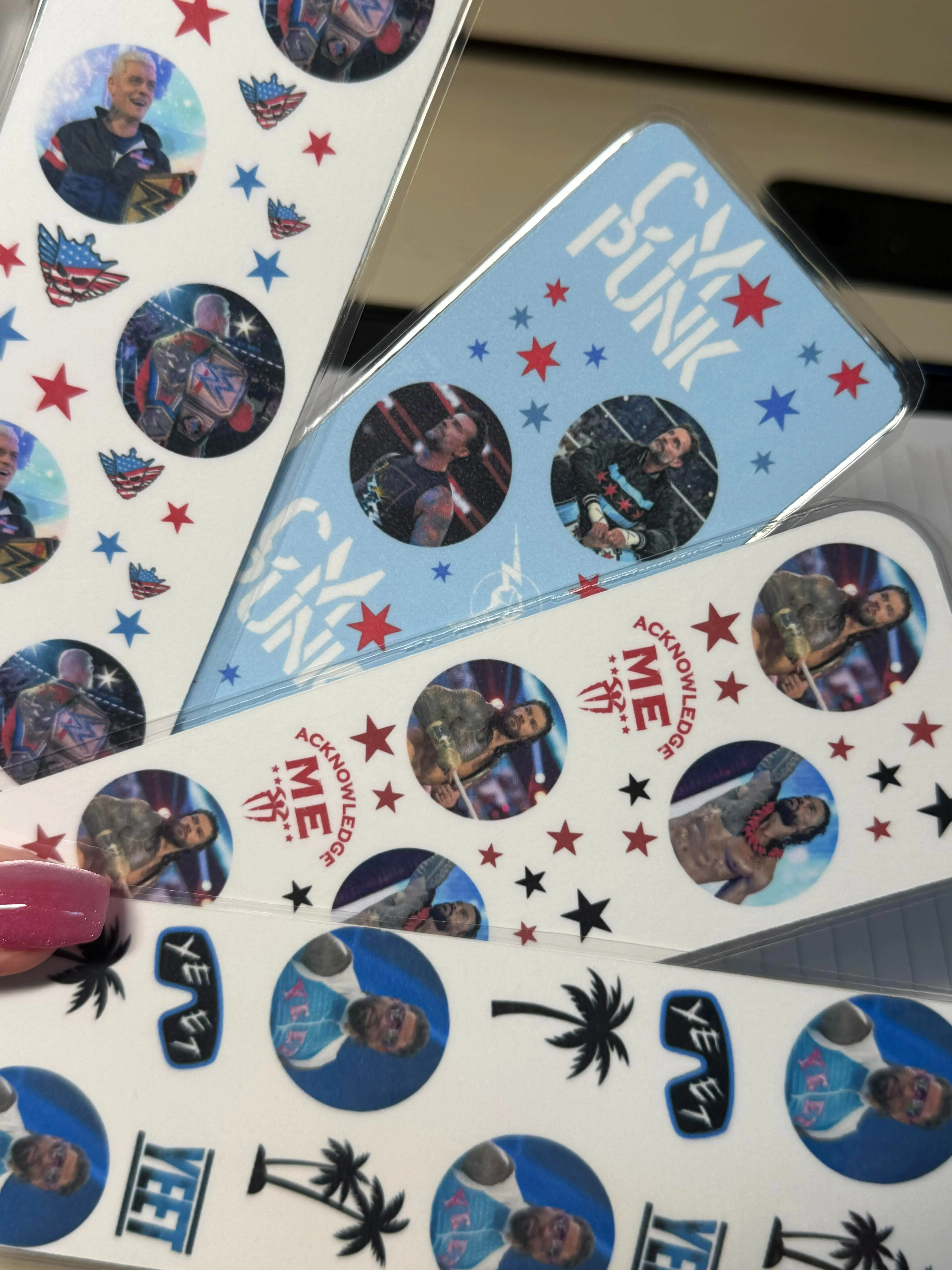 W-Wrestling Inspired Bookmark Bundle (Set of 4)