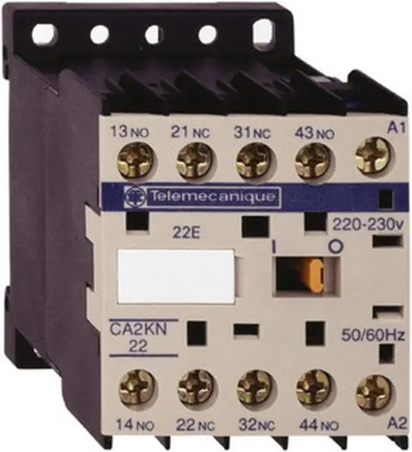 Schneider Electric Control Relay - 2NC/2NO, 120vac power Supply, 50/60 Hz, Model 17VCA2KN22G7, for Home Improvement Electrical Equipment & Supplies
