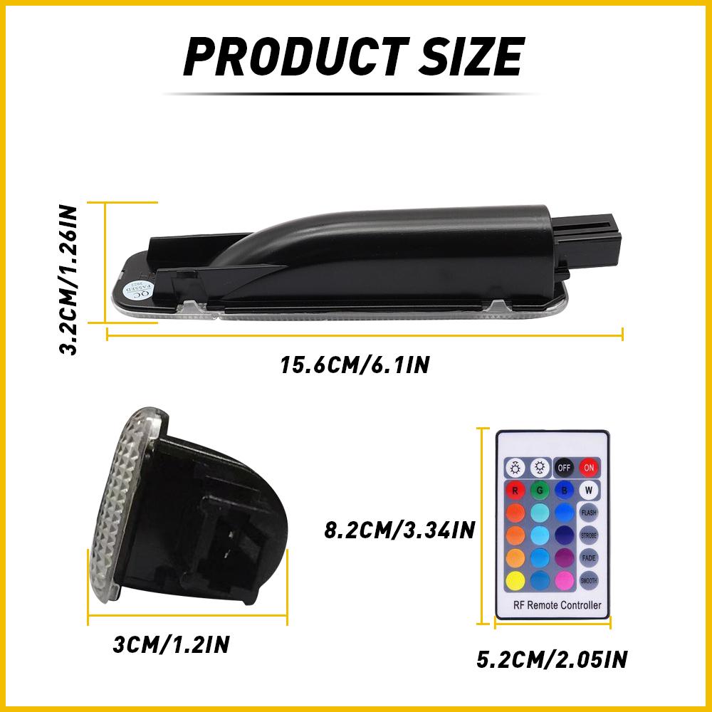 For Chevy GMC Red LED Door Courtesy Light Silverado Suburban Tahoe Sierra Yukon