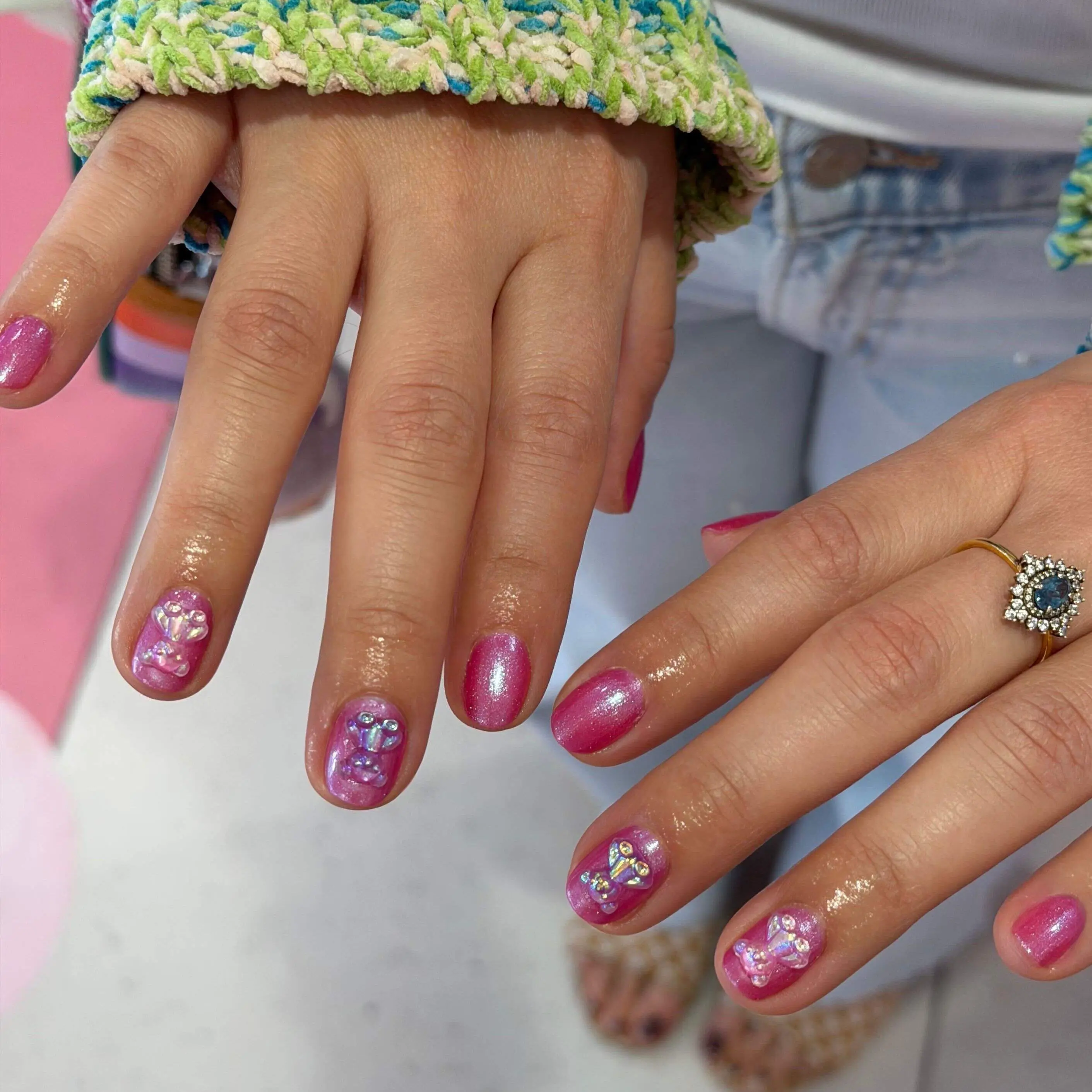 Nail Gem Kit: 259 Rhinestones, Jewels + Charms with Precision Nail Glue for DIY Nail Art