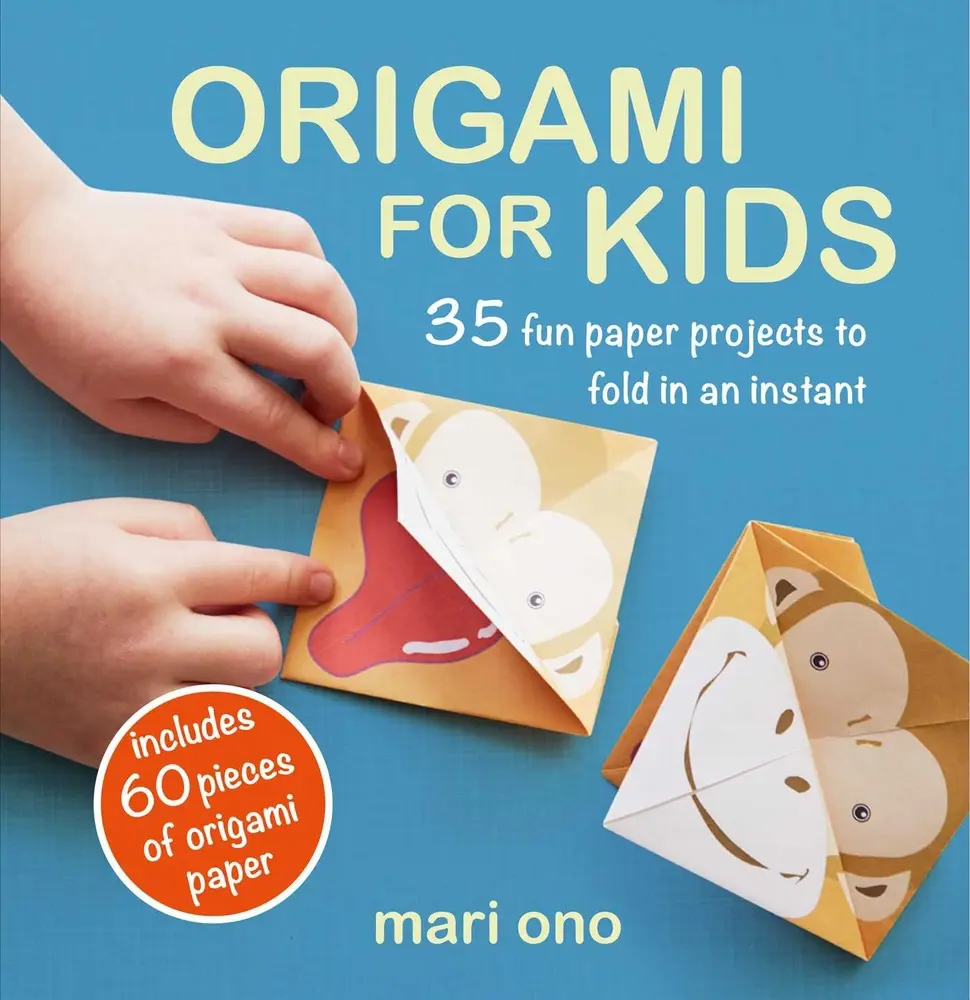 USED Book - Origami for Kids: 35 Fun Paper Projects to Fold in an Instant by Ono, Mari (Paperback) - english