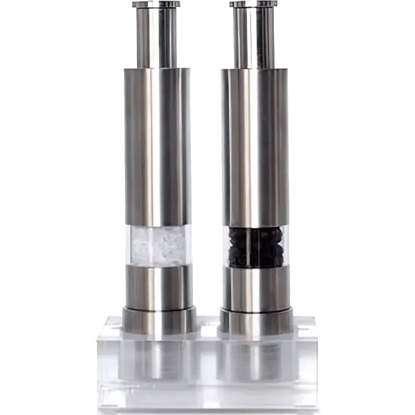 Grind Gourmet Reflex Stainless Salt and Pepper Grinder Set