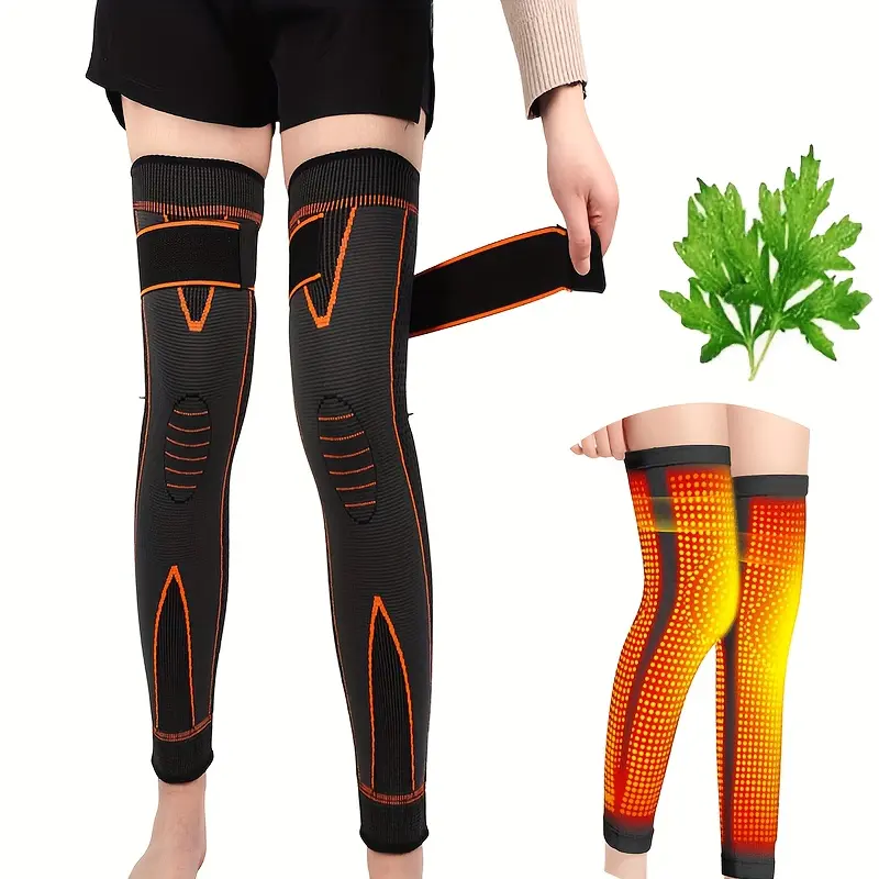 2-piece set of long knee pads unisex