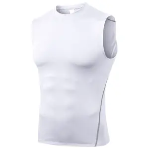 Men‘s Compression Tank Top Quick Dry High Stretch Sleeveless Shirt Breathable Athletic Gym Running Basketball Training Base Layer