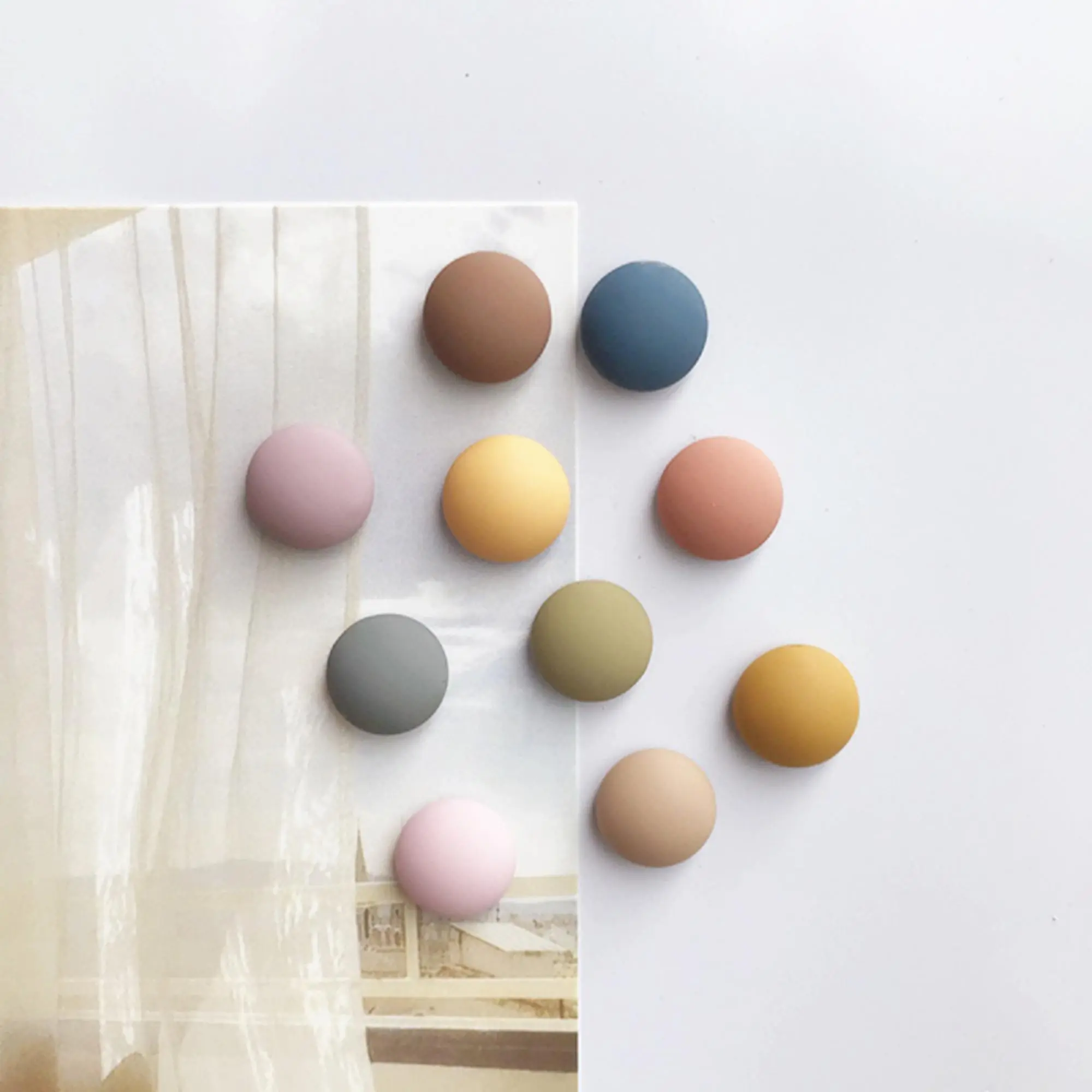 Colorful Mini Magnetic Fridge Magnet, 6/10pcs/set Cute Magnetic Fridge Magnet, Office Whiteboard Message Board Fixed Magnet, Home Decor, Refrigerator Decorating Magnet, Refrigerator Magnets Set