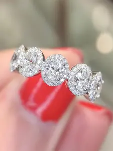 Elegant Rhinestone Decorated Ring, Fashion Accessories for Women for Party, Daily Clothing Decor, Wedding Engagement Anniversary Party Jewelry Gifts, Trendy Jewellery Accessories