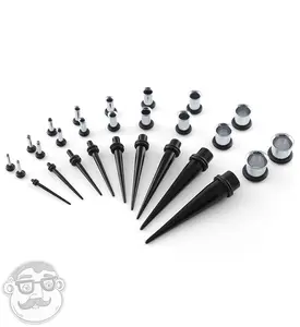 Custom Ear Stretching Kit - Steel & Acrylic