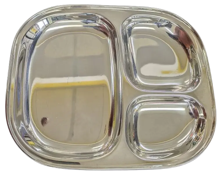 Stainless Steel Compartment Plate Stainless Steel Compartment Plate