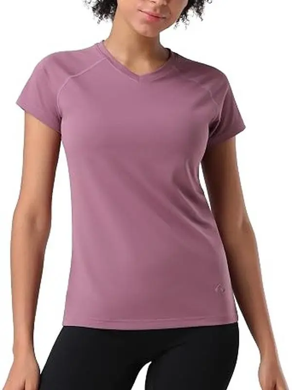 Pioneer Camp Women's Cotton Crew Neck Short Sleeve Moisture Wicking Quick Dry T-Shirt, Ideal for Gym Workouts, Running, Machine Washable Athletic Top