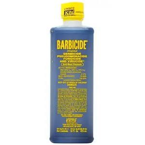 BARBICIDE Household Disinfectant Concentrate - 16 fl oz, EPA-Registered Hospital-Grade Germicide, Anti-Rust Solution for Salons & Barbershops Shears, Combs & Professional Tools