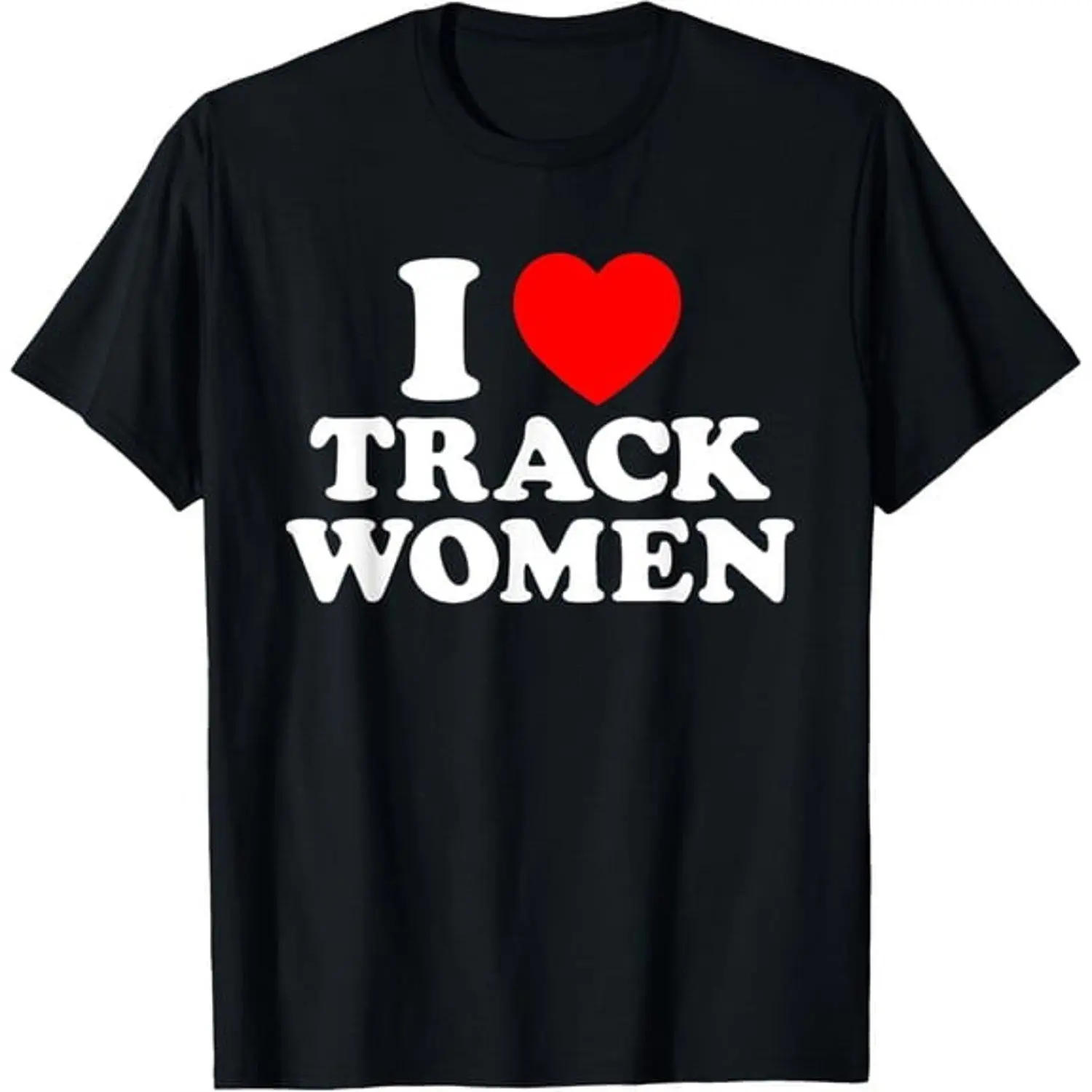I Love Track I Heart Track Athletic Running Sprinting T Shirt Performance Sports Unisex Casual Graphic Top Track Field Training Apparel