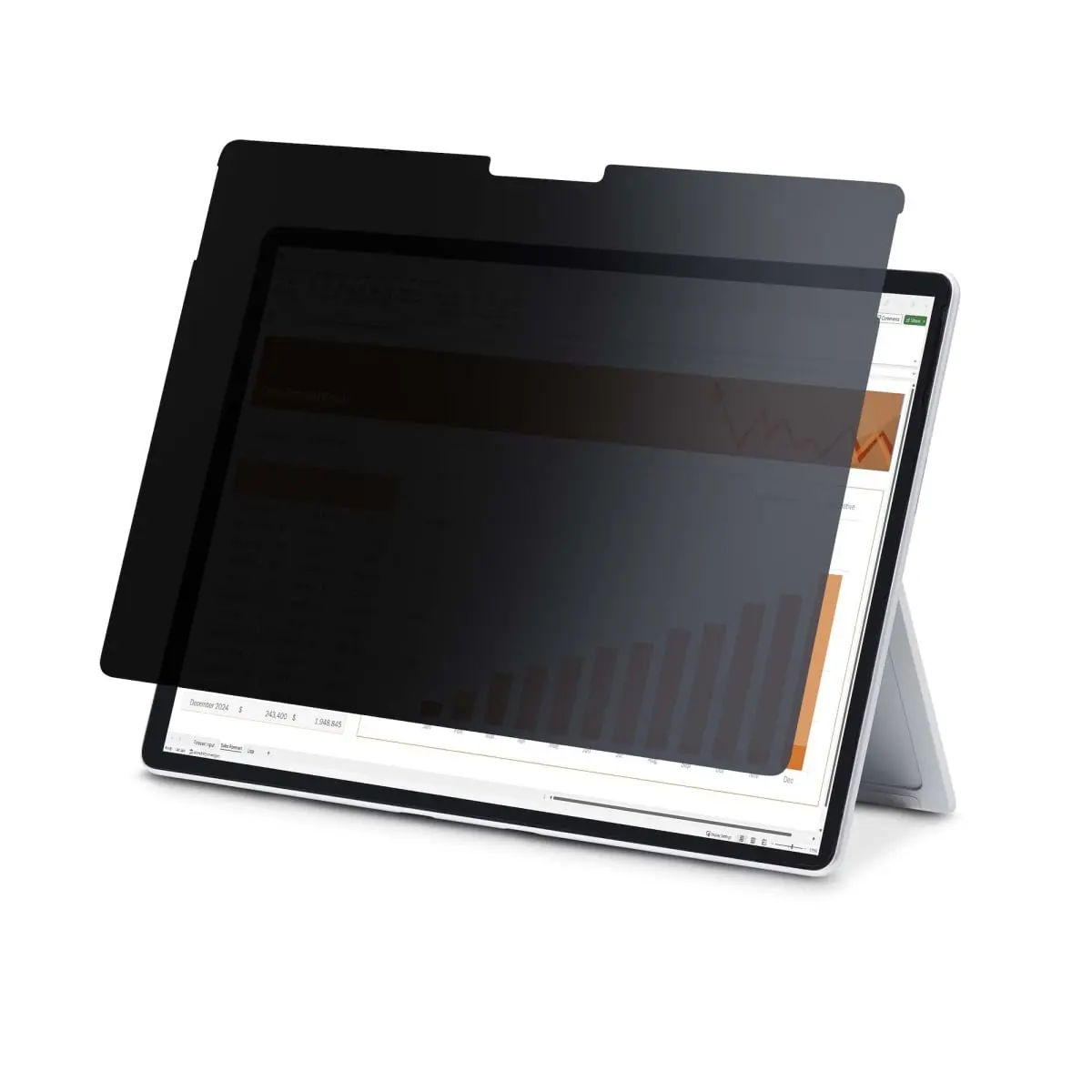 Startech 123SP-PRIVACY-SCREEN 12.3in Plastic Protective Privacy Screen Filter for Surface Tablet, Black Computer Security Accessories