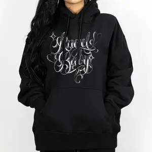 Angel Bb Chicano Clothing, Gangster clothes, Chicana Art, Cholo Chola outfit, Streetwear hoodie, Full size, full color