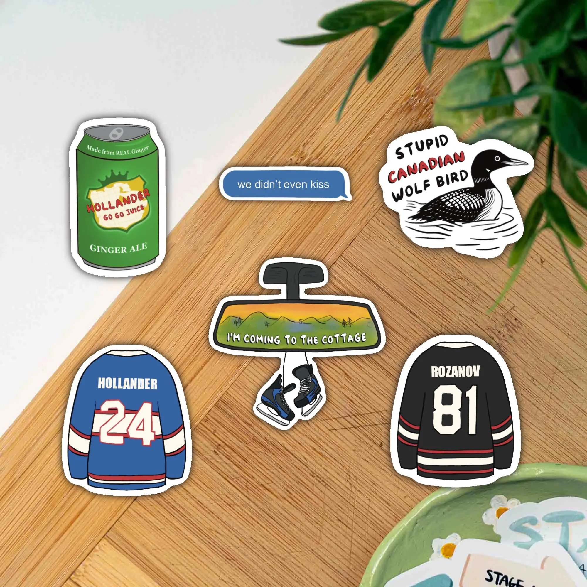 Heated rivalry inspiration Sticker, Ilya Rozanov sticker, heated rivalry sticker, Shane Hollander sticker, Shane Hollander, game changers series