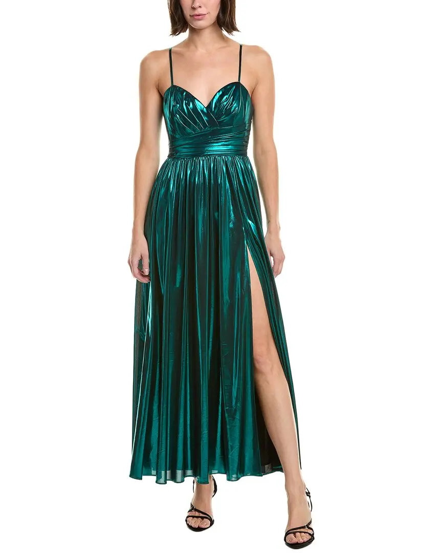 Milly Shannon Solid Metallic Dress