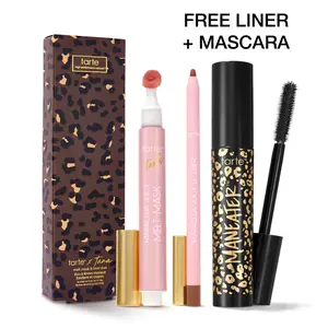 tarte x Tana melt mask lip kit + FREE maneater mascara