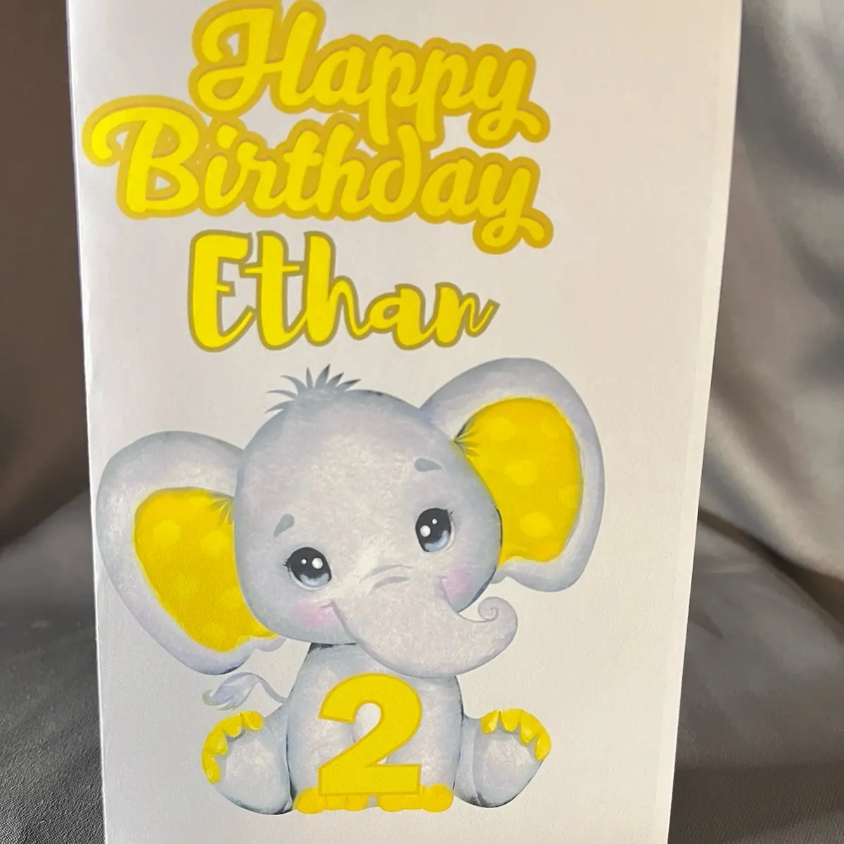 Birthday Card personalized one of a kind.