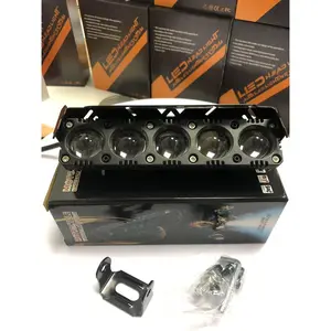 Motorcycle LED Spotlight Dual Color Fog Lamps for Car Trucks Mini Lens Headlight Driving Light motorcycle accessoriesO projector