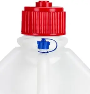 VP Custom Red Cap and Blue Vent Cap Kit Utility Jug Perfect Fit Plastic