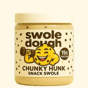Swole Dough – Chunky Hunk (High Protein Cookie Dough Powder • 2 Servings) – 8oz