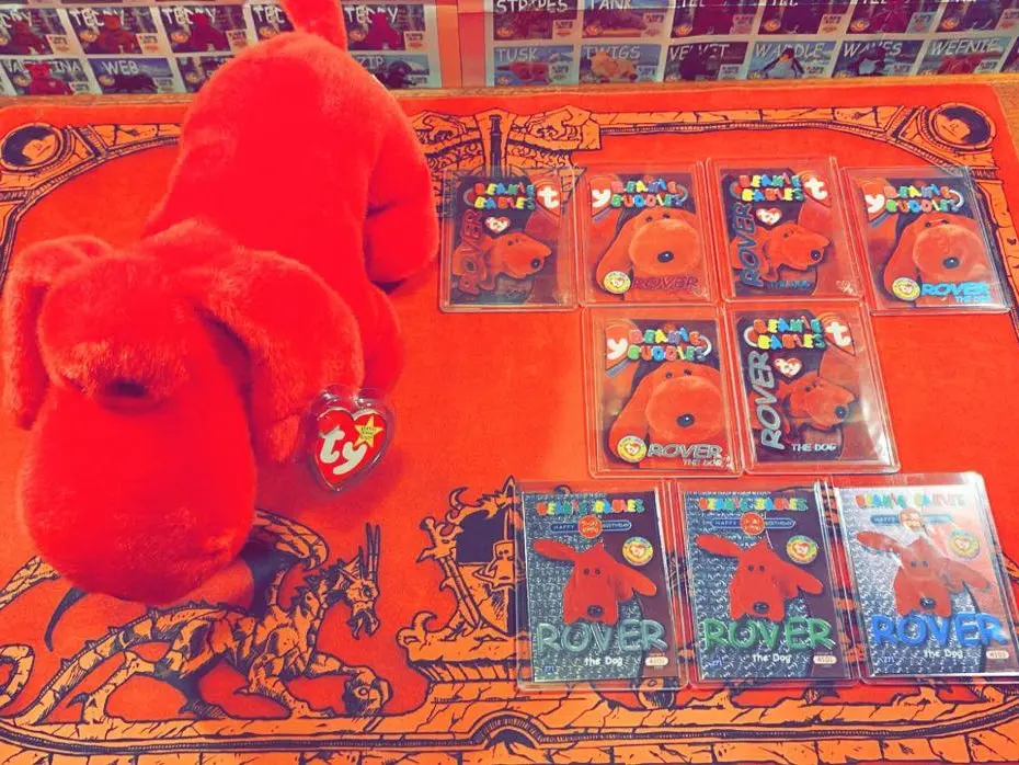 Ty Beanie Buddy Rover w/ cards