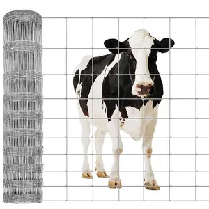 Heavy Duty Galvanized Livestock Farm Wire Mesh Fence Hinge Joint Horse Cattle Farm Field Fence