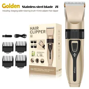 ✨【Professional Home Hair Clipper】Low-Noise Powerful Motor｜USB Charging & Long-Lasting Battery｜Precision Cutting: Bald Fade / Hair Tapering / Pet Grooming｜Multi-Functional Electric Trimmer Hair Clipper Kit