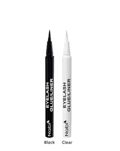 Nabi Eyelash Glue Liner - 2 in 1 Lash Adhesive and Eyeliner Pen in Black or White