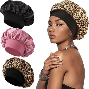 HXP Women Shower Cap Reusable Waterproof, Large Shower Cap for Women, Shower Caps for Braids Long Hair
