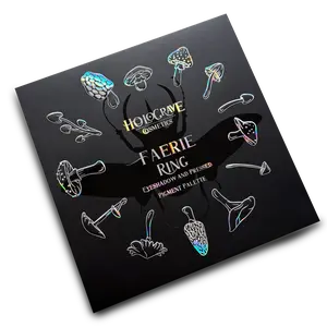 Faerie Ring 33 Pan Eyeshadow and Pressed Pigment Palette | Pastel & Bold Shades | Vegan, Cruelty-Free, Talc-Free | Interference Shades | Indie Makeup
