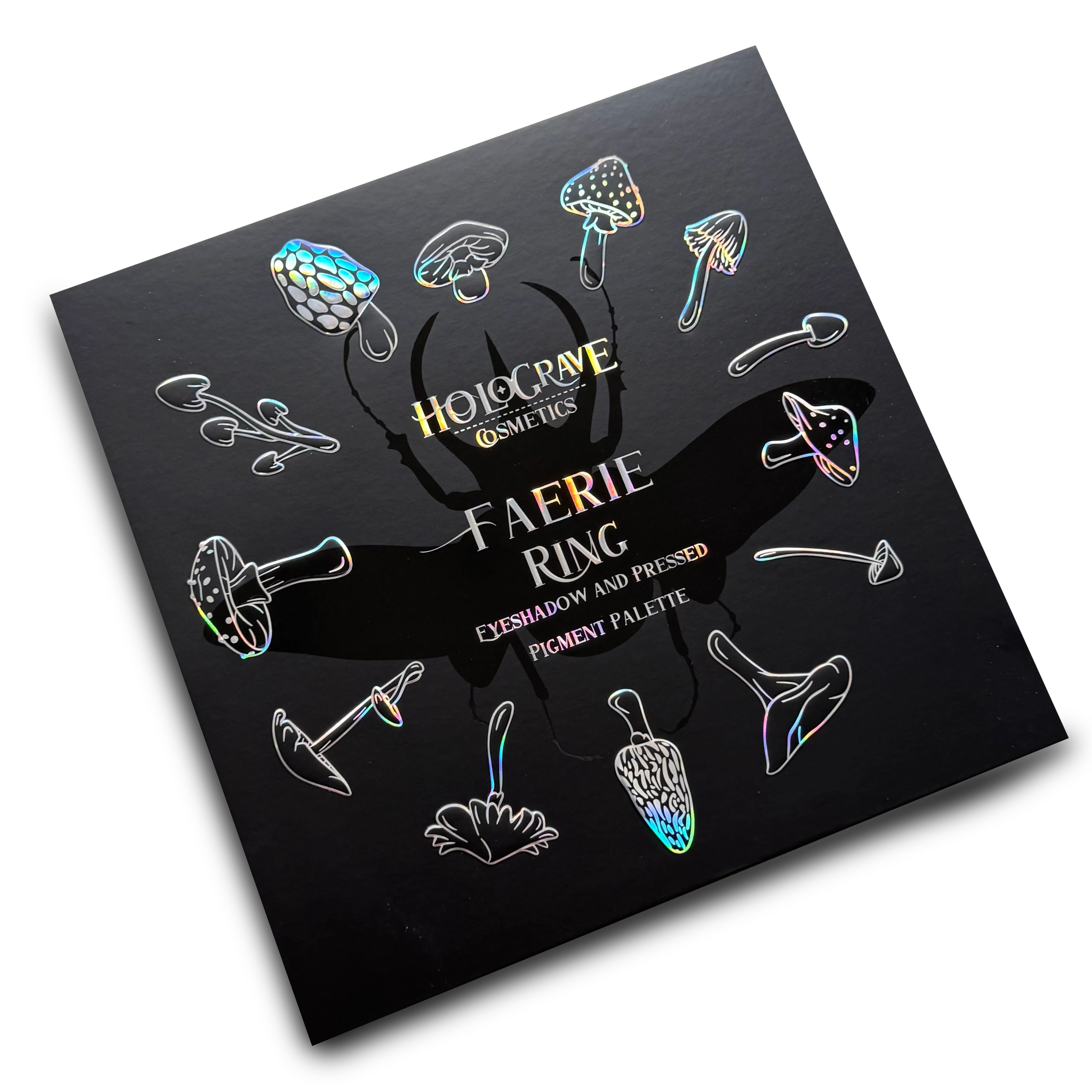 Faerie Ring 33 Pan Eyeshadow and Pressed Pigment Palette | Pastel & Bold Shades | Vegan, Cruelty-Free, Talc-Free | Interference Shades | Indie Makeup