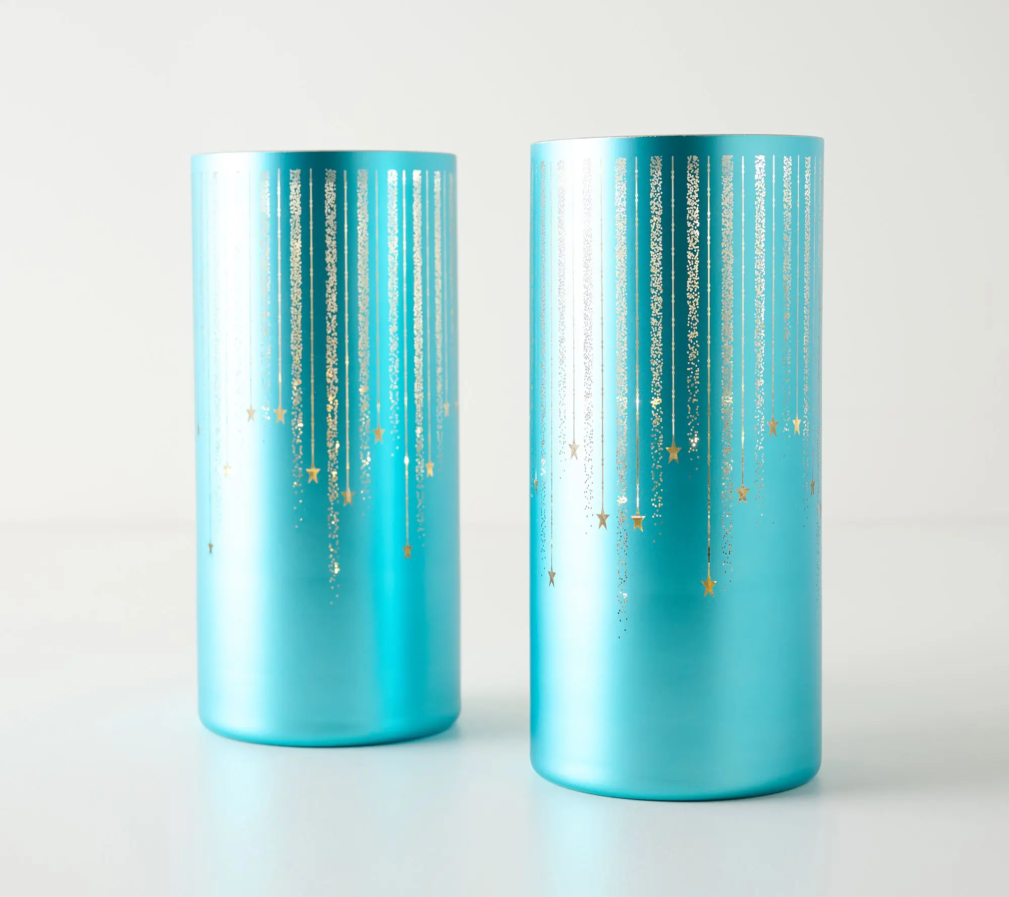 S/2 Starry Night8.5" Luster Finish Hurricanes by Valerie