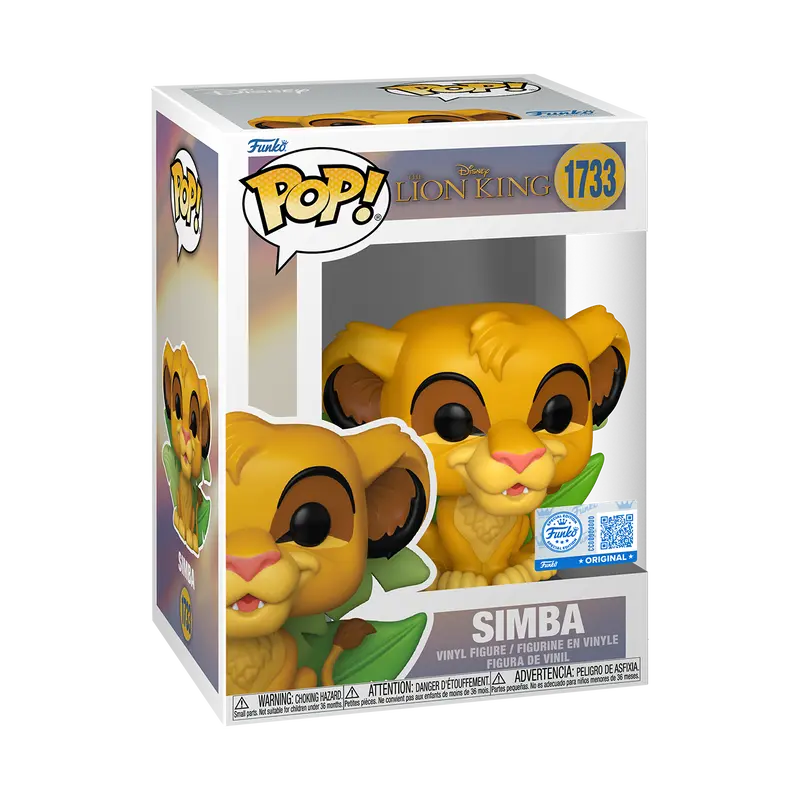 Funko Pop Vinyl Figure Disney The Lion King Simba 1733