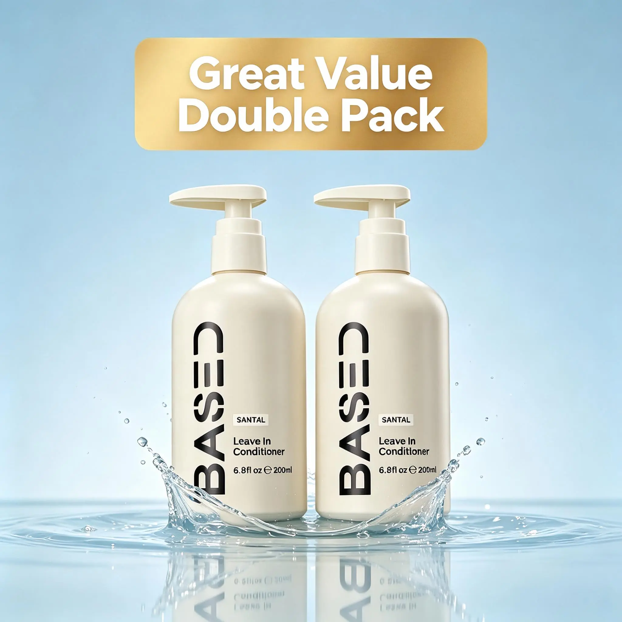 BASED Leave-in Conditioner | Instant Hydration & Anti-Frizz | Simple, Effective, BASED.