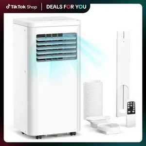 ZAFRO Portable Air Conditioner - 4-IN-1 Quiet AC Cooling Fan with Dehumidifier, Remote Control, Sleep Mode, 24H Timer, 62°F~86°F, 13.4x11.8x27 Inch for Bedroom, Kitchen, Living Room Up to 450 Sq. Ft