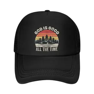 Vintage Retro God Is Good All The Time Christian Baseball Cap