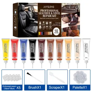 248g Professional Resin-Based Multi-Purpose Leather Repair Compact Kit - Paste, Scratch Restoration, Moisture-Resistant Waterproof Coat, Portable for Cars, Bags