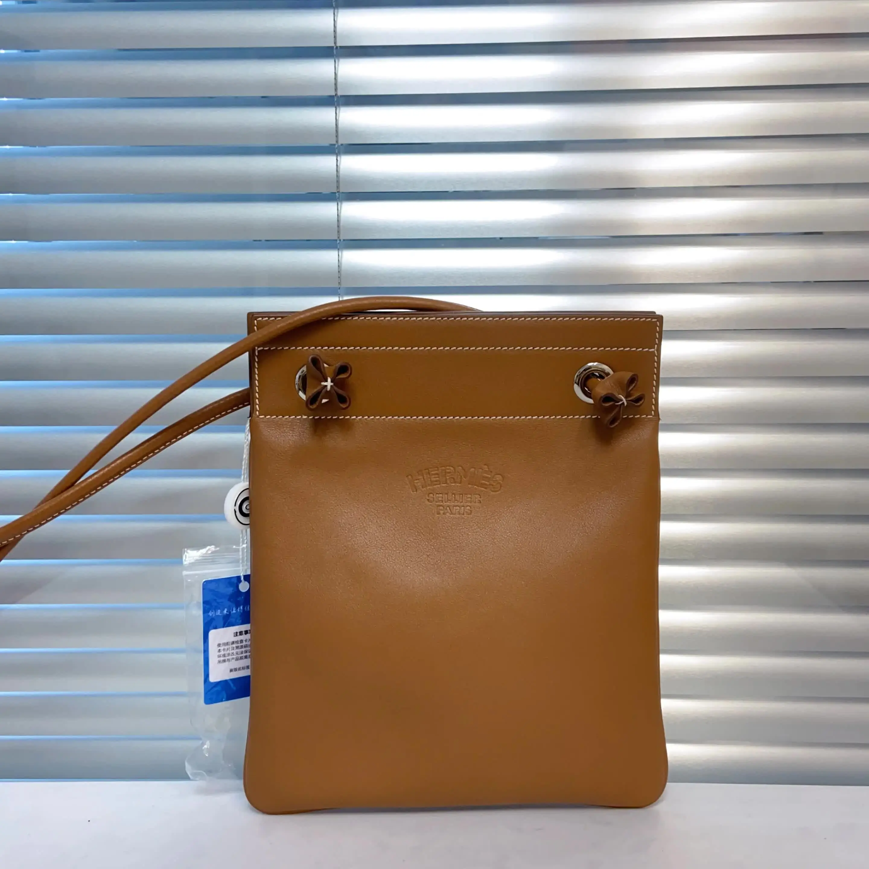 Pre-owned HERMÈS Leather Crossbody Bags Hermes Milo Lambskin Swift Mini Aline Gold Stamp Z 99555597