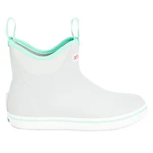 Xtratuf Womens Ankle Deck Round Toe Pull On Casual Boots Ankle - Off White