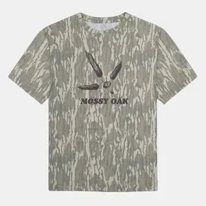 Turkey Track Graphic Tee, Mossy Oak Original Bottomland Camo Shirt, Style Camo 3D T Shirt, Hunting 3D Camo Tee, Gift For Him For Her