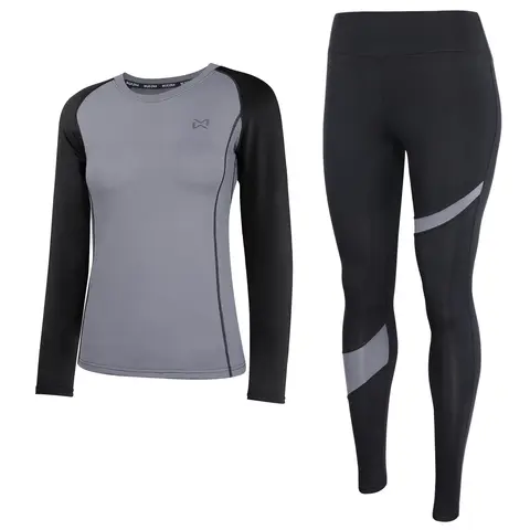 Women's 2-Piece Thermal Lingerie Set - Round Neck Bow Accent Bra, No-Middle-Seam Pants, Soft Microfleece Cotton Light Fabric, Moisture-Wicking, Breathable, Elastic Fit, Hiker Base Layer, Spring-Summer Light Athletic Wear (Runs Small)