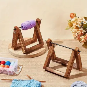 1 Count Wooden Yarn Ball Storage Rack, Wooden Yarn Ball Holder,Yarn Ball Organizer, Sewing Supplies, Knitting Supplies for Home Use, Perfect Gift for Crocheters, Crochet Items, Crochet Gifts