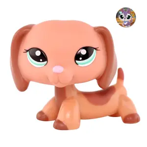 Pet Shop New Siamese Cat and Dog Collectible Animal Action Figures Bobble Head Play Pack for LPS Collectable