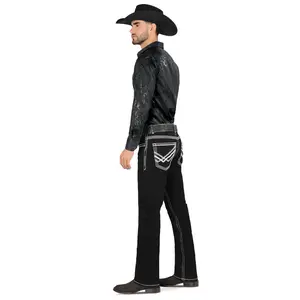 LAMASINI Cowboy Heavy Denim Jeans LM9051 For Men