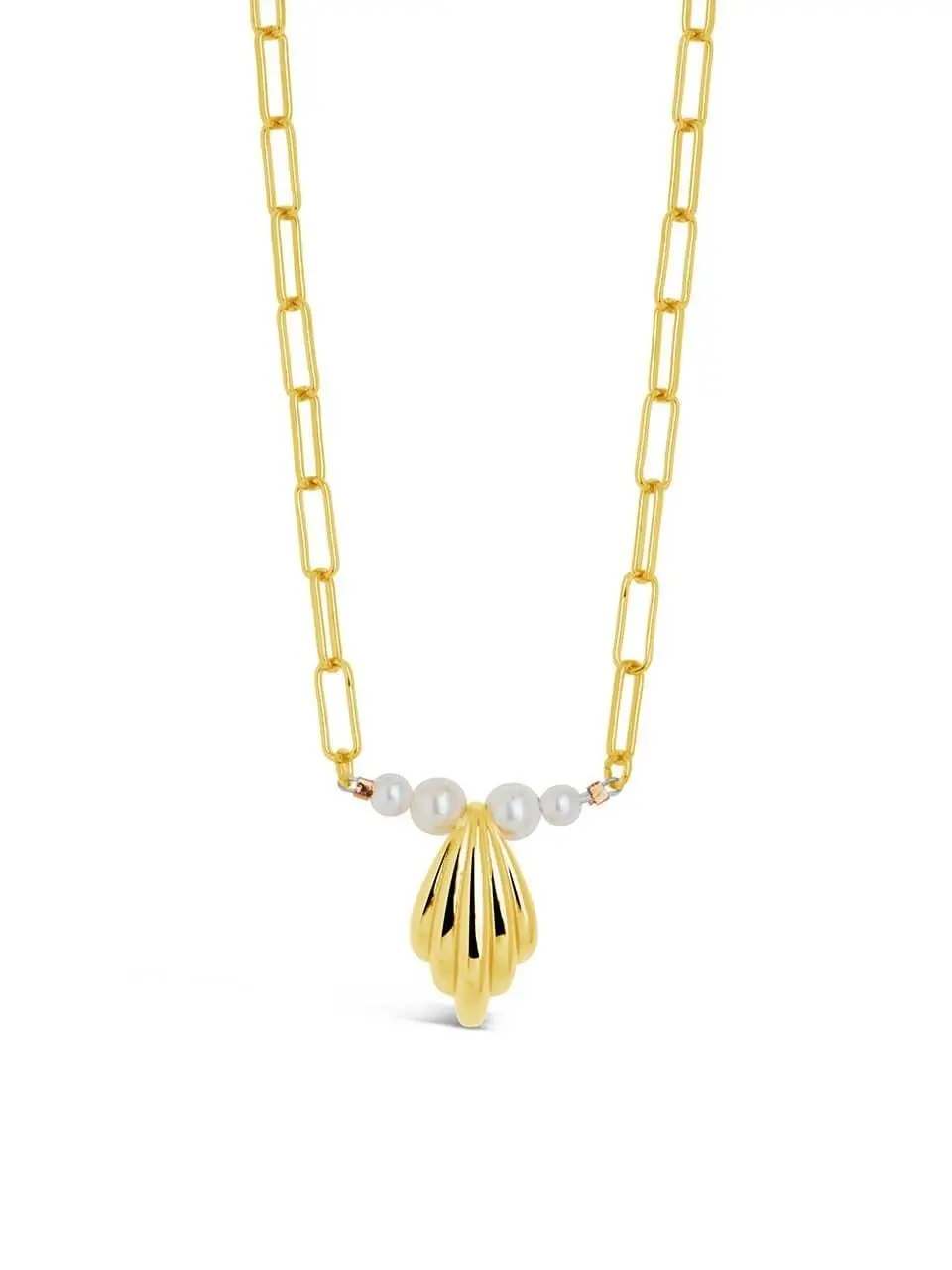 Chérie Pearl Shell Pendant Necklace