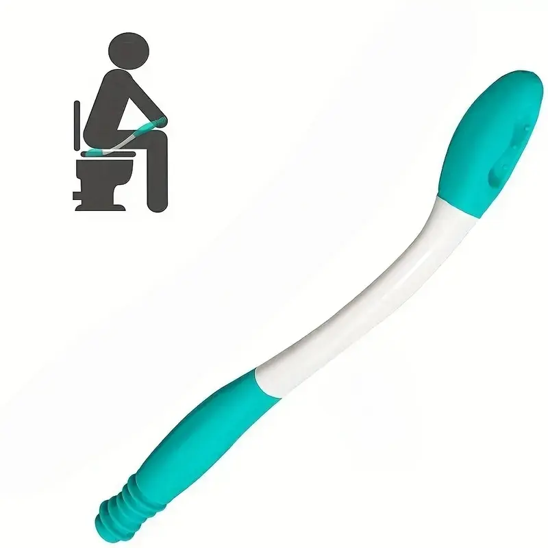 Bathroom Bottom Buddy Toilet Aid Tool, Reaching Comfort Wiping Assistance for Disabled, Elderly & Pregnant Users, Post-Surgery Support, Bathroom Essentials Accessories, Bathroom Accessory, Bathroom Gadgets, Restroom
