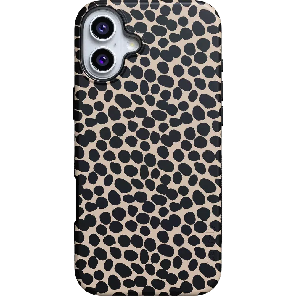 Casely iPhone 16 Plus Case | Lost in Spots | Cheetah Print | Bold Protective Design | Compatible with MagSafe